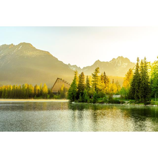 Strbske Lake by Maniscule - Wrapped Canvas Photograph Alpen Home Size: 20cm H x 30cm W on Productcaster.