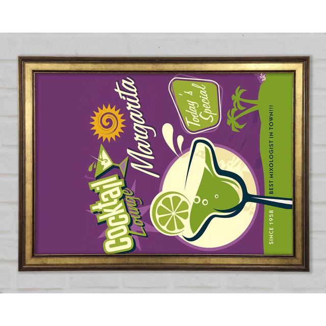 Margarita Cocktail - Print ClassicLiving Size: 59.7cm H x 84.1cm W x 1.5cm D on Productcaster.