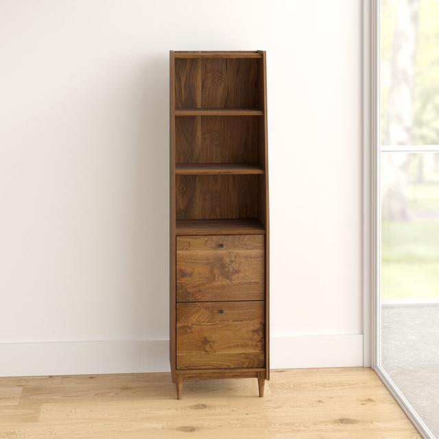 Pressnell Park Narrow Bookcase Brayden Studio on Productcaster.