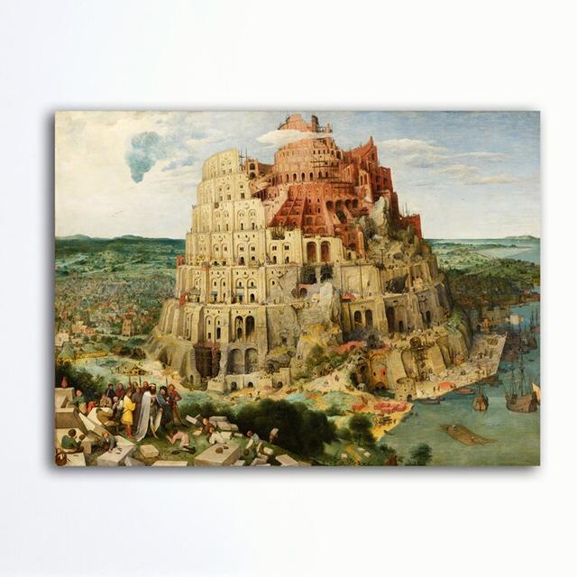 The Tower of Babel' by Brueghel Graphic Art Print on Wood East Urban Home on Productcaster.