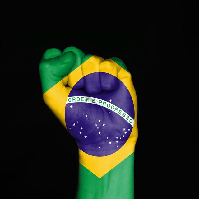 Strenght Of Brazil by Kwasny221 - Wrapped Canvas Print Ebern Designs Size: 30cm H x 30cm W x 3.8cm D on Productcaster.