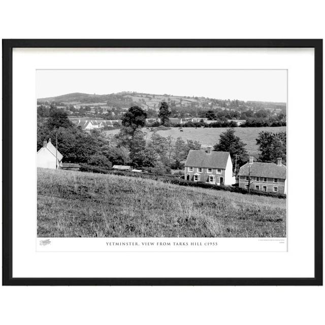 Yetminster, View From Tarks Hill C1955 by Francis Frith - Single Picture Frame Print The Francis Frith Collection Size: 40cm H x 50cm W x 2.3cm D on Productcaster.