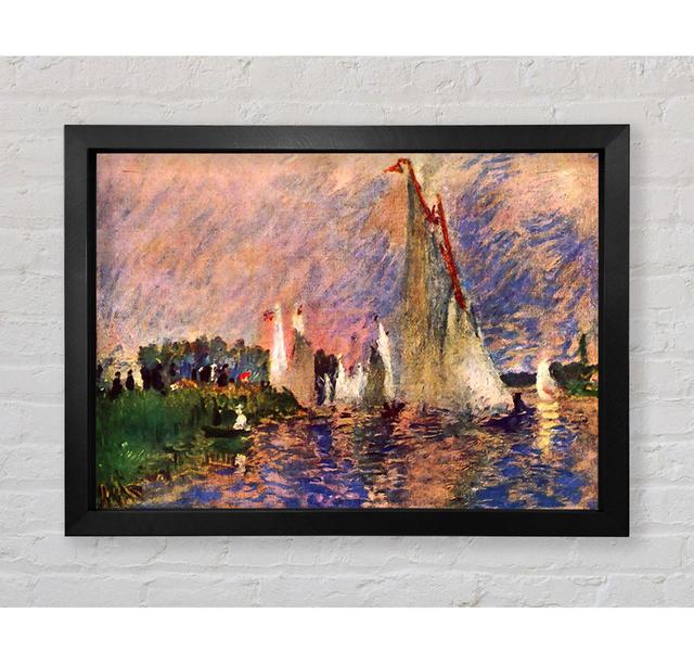 Renoir Regatta in Argenteui von Pierre-Auguste Renoir - Einzelne Bilderrahmen Kunstdrucke Bright Star Größe: 59,7 cm H x 84,1 cm B x 3,4 cm T on Productcaster.