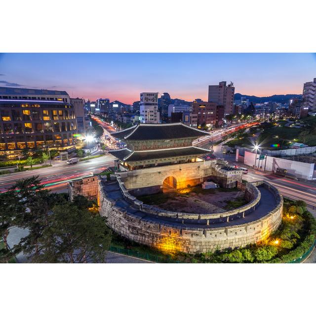 Dongdaemun Gate by ShuvraKorea - Wrapped Canvas Print 17 Stories Size: 30cm H x 46cm W on Productcaster.