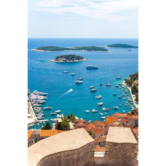 Hvar Coastline, Croatia House of Hampton Size: 46cm H x 30cm W x 3.8cm D on Productcaster.