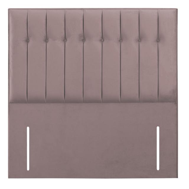 Robbins Upholstered Headboard Canora Grey Colour: Plush Blush, Size: Double (4'6) on Productcaster.