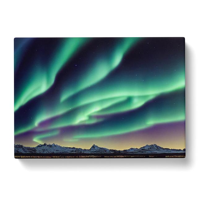 Spirited Northern Lights - Wrapped Canvas Graphic Art Alpen Home Size: 50cm H x 76cm W x 3cm D on Productcaster.