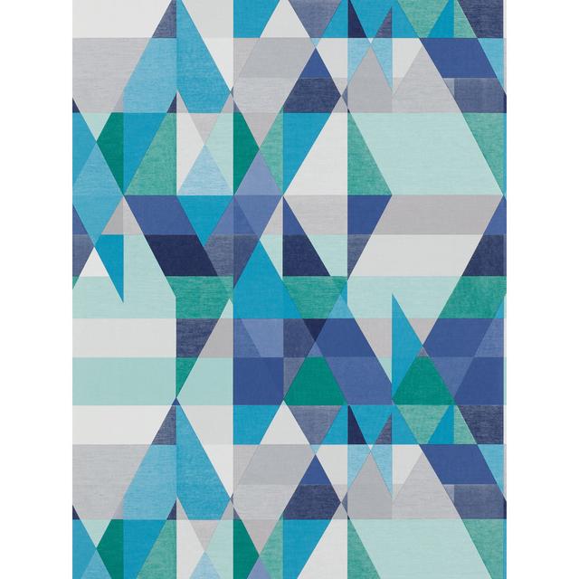 10.05m x 52cm Matte Wallpaper Roll SCION Colour: Sapphire/Turquoise/Slate on Productcaster.