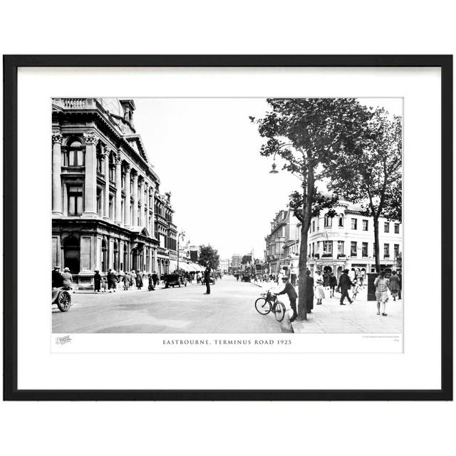 'Eastbourne, Terminus Road 1925' by Francis Frith - Picture Frame Photograph Print on Paper The Francis Frith Collection Size: 60cm H x 80cm W x 2.3cm on Productcaster.