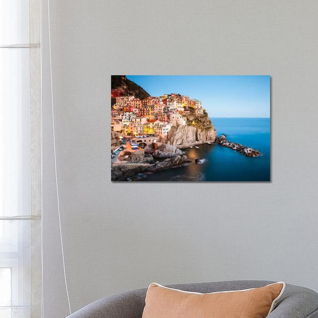 Mediterranean Town I by Matteo Colombo - Wrapped Canvas Print Latitude Run Size: 45.72cm H x 66.04cm W x 1.91cm D on Productcaster.