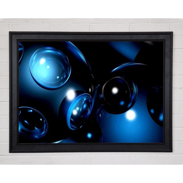 Ice Blue - Single Picture Frame Art Prints Ebern Designs Size: 42cm H x 59.7cm W on Productcaster.