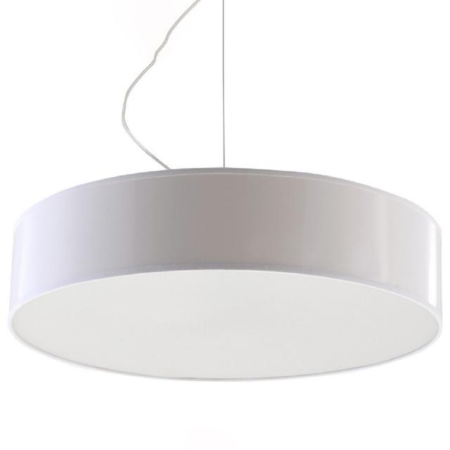 Zarrukh 2 - Light LED Pendant with Accents Metro Lane Finish: White, Size: 80 cm H x 45 cm W x 45 cm D on Productcaster.