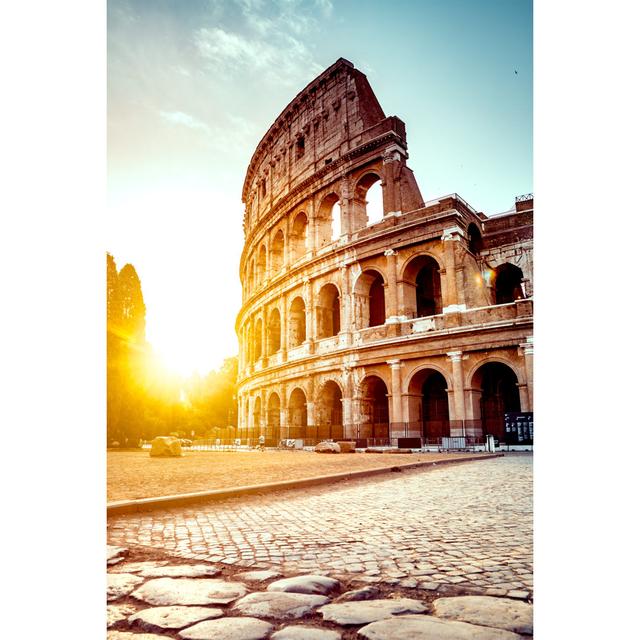 Muirfield Roman Colosseum by Kbarzycki - Wrapped Canvas Print Latitude Run Size: 91cm H x 61cm W x 3.8cm D on Productcaster.