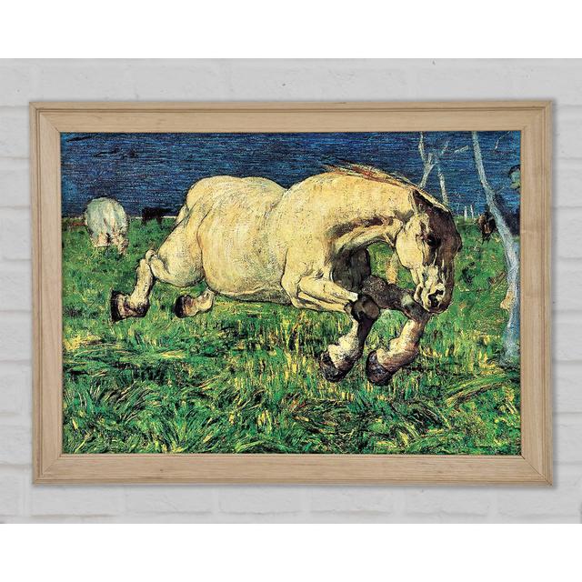 Segantini Galloping Horse - Single Picture Frame Art Prints Bright Star Size: 21cm H x 29.7cm W x 1.5cm D on Productcaster.