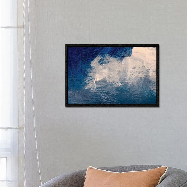 Beautiful Abstract Cloud by Valery Rybakow - Painting on Canvas Ivy Bronx Size: 45.72cm H x 66.04cm W x 3.81cm D, Format: Black Floater Frame on Productcaster.