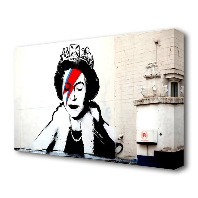 Queen Ziggy - Wrapped Canvas Painting Print East Urban Home Size: 101.6 cm H x 142.2 cm W on Productcaster.