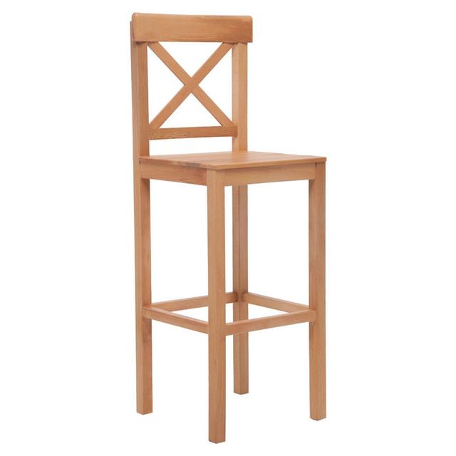 Jemison Solid Wood Bar Stool Brambly Cottage on Productcaster.