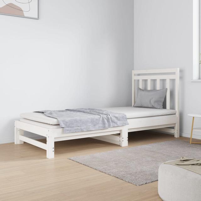 Single (3') Bed Frame Latitude Run Colour: White on Productcaster.