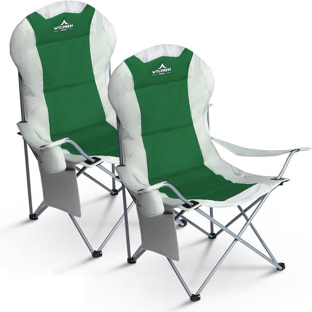 Folding Camping Chair Keplin Colour (Fabric): Green on Productcaster.