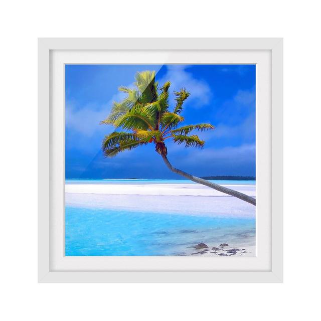 Tropical Dream Framed Print East Urban Home Frame Options: Matt white, Size: 30cm H x 30cm W on Productcaster.