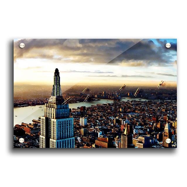 Empire State Building View - Unframed Photograph Print on Acrylic East Urban Home Size: 21cm H x 29.7cm W on Productcaster.