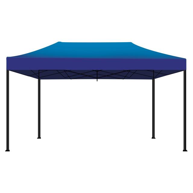 Eudocia 3m x 6m Metal Party Tent Dakota Fields Roof Colour: Blue on Productcaster.