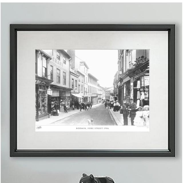 'Bodmin, Fore Street 1906' - Picture Frame Photograph Print on Paper The Francis Frith Collection Size: 28cm H x 36cm W x 2.3cm D on Productcaster.