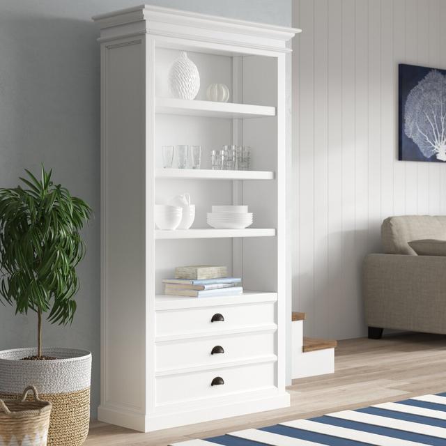 Gerold 190cm Standard Bookcase Brambly Cottage on Productcaster.