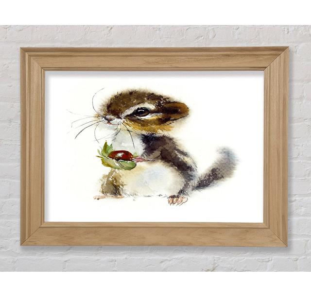 Cute Little Chipmunk - Print Bright Star Size: 42cm H x 59.7cm W on Productcaster.