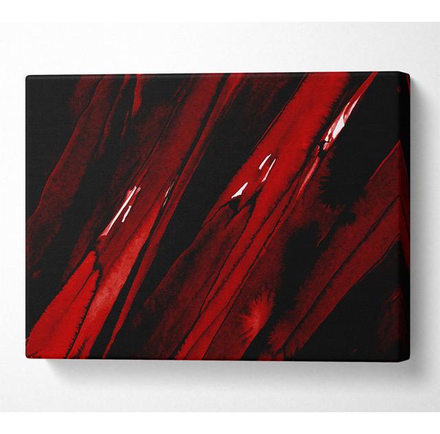 Red Broken Dream - Wrapped Canvas Art Prints Latitude Run Size: 35.6cm H x 50.8cm W x 10cm D on Productcaster.