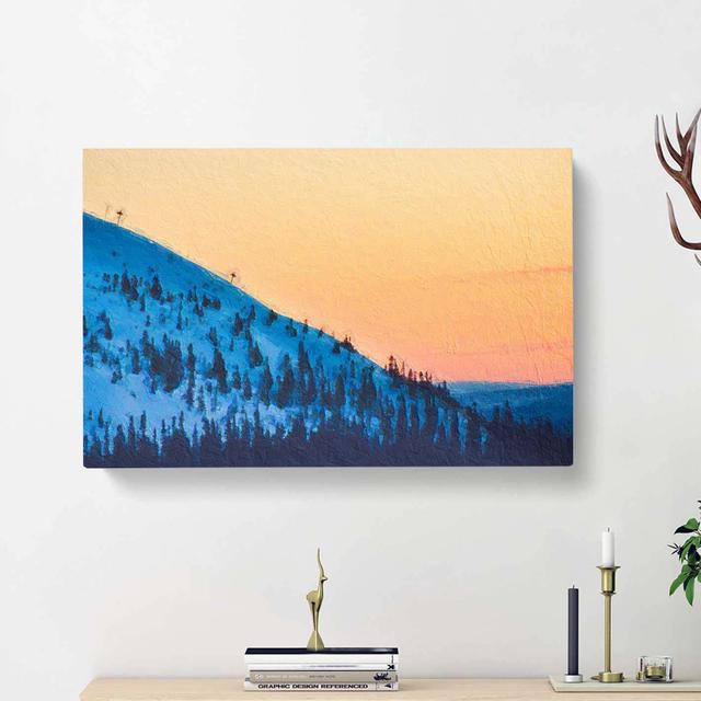 Hills Of Trysil Norway - Wrapped Canvas Painting East Urban Home Size: 40cm H x 60cm W x 3cm D on Productcaster.