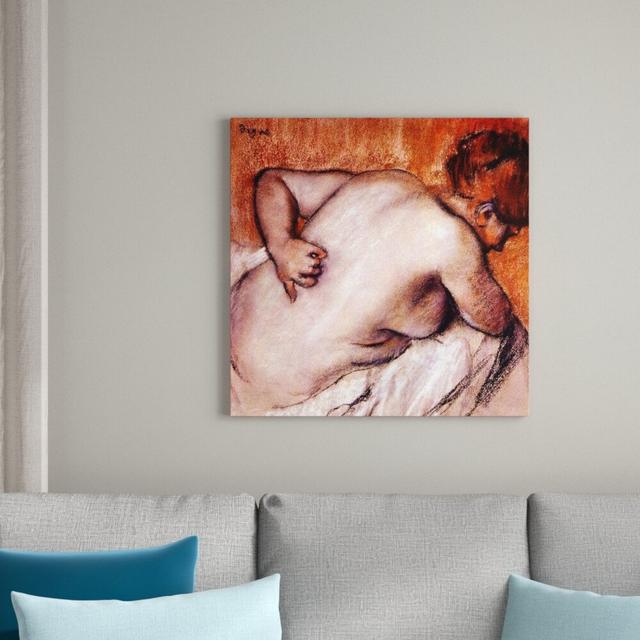 Wandbild Weiblicher Halbakt von Edgar Degas East Urban Home on Productcaster.