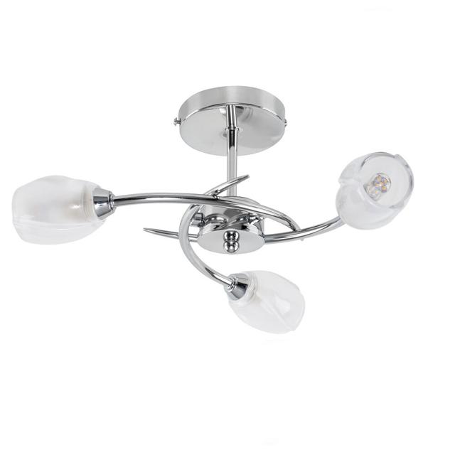 Bulera Glass Semi Flush Mount Latitude Run on Productcaster.