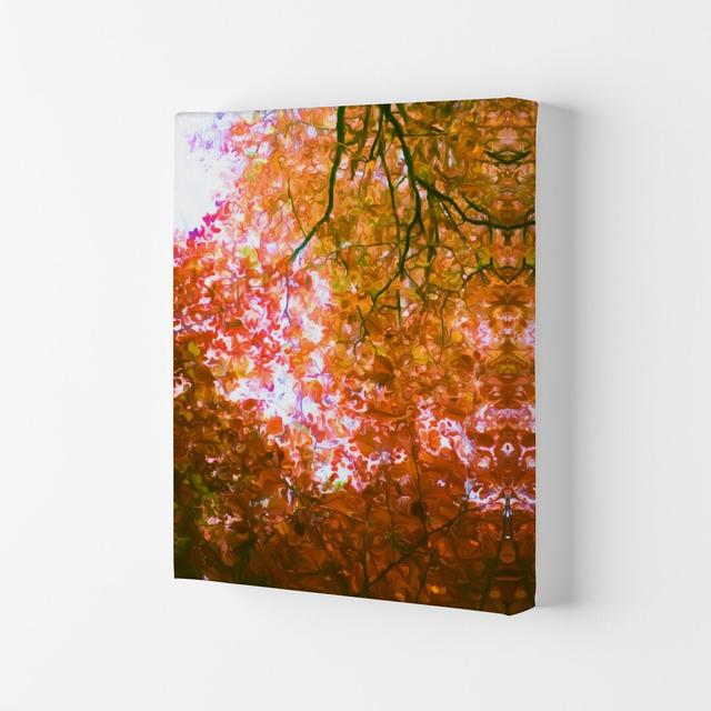 Autumn Leaves - Graphic Art Rosalind Wheeler Format: Wrapped Canvas, Size: 59.4cm H x 42cm W x 4cm D on Productcaster.