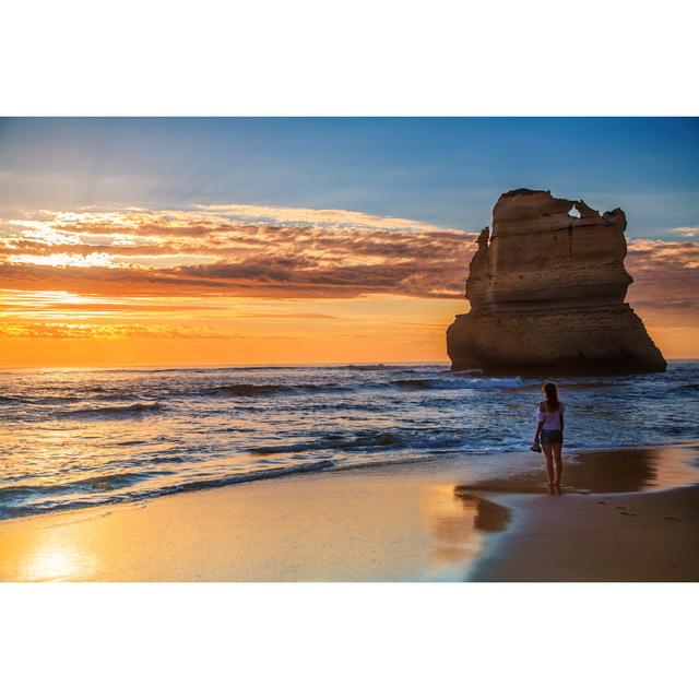 Lonely At Twelve Apostles by DrRave - No Frame Art Prints on Canvas Beachcrest Home Size: 51cm H x 76cm W on Productcaster.