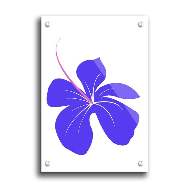 Purple Bloom Contemporary - Unframed Graphic Art Print on Acrylic East Urban Home Size: 42cm H x 59.4cm W on Productcaster.