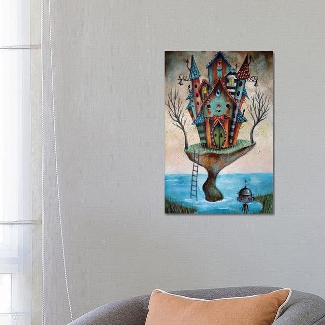 Monster House by Paolo Petrangeli - Wrapped Canvas Painting ClassicLiving on Productcaster.