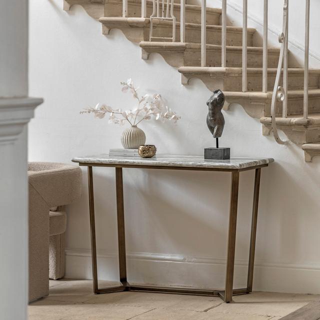 Andresa 110Cm Console Table Canora Grey on Productcaster.