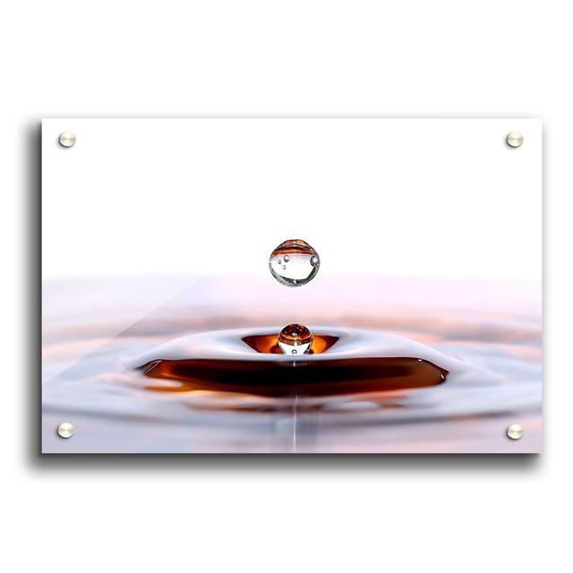 Droplet 4 - Unframed Graphic Art Print on Acrylic East Urban Home Size: 59.4cm H x 84.1cm W on Productcaster.