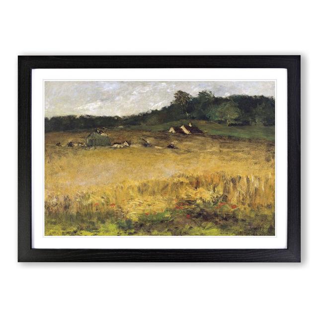 Wheat Field by William Merritt Chase - Picture Frame Painting East Urban Home Frame Option: Black, Size: 36cm H x 48cm W x 2cm D on Productcaster.