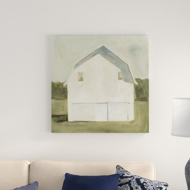 Serene Barn VI by Emma Scarvey - Wrapped Canvas Painting Print Blue Elephant Size: 76cm H x 76cm W on Productcaster.