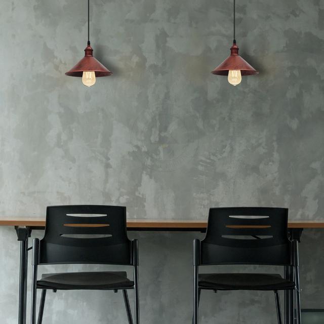 Oisin 1 - Light Single Cone Pendant with No Secondary Or Accent Material Accents Breakwater Bay Size: 112.5cm H x 22cm W x 22cm D on Productcaster.