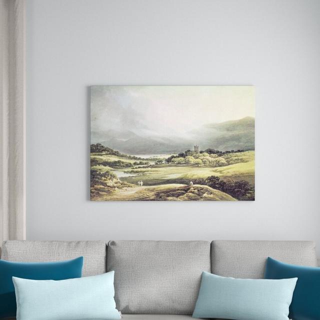 View of Dunloe Castle, Killarney, 1805 by Richard Sasse Framed Art Print East Urban Home Size: 70cm H x 100cm W x 2.3cm D on Productcaster.