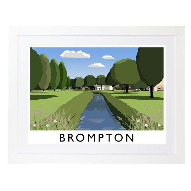 Brompton 2 by Richard O'Neil - Print East Urban Home Format: White Wood Frame, Size: 33.5 cm H x 43.5 cm W x 2.2 cm D on Productcaster.