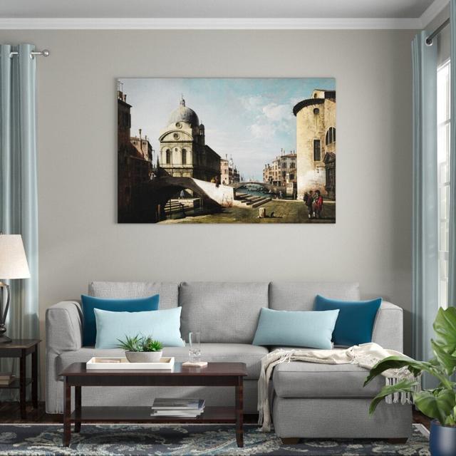 Venetian Capriccio by Émile Bernard - Wrapped Canvas Graphic Art Print East Urban Home Size: 60cm H x 40cm W x 2 cm D on Productcaster.