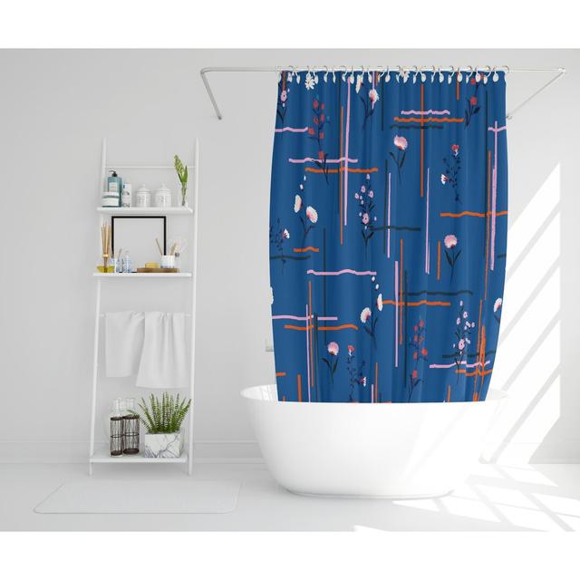 Wellsboro Polyester Shower Curtain Ebern Designs Size: 168cm H x 168cm W on Productcaster.