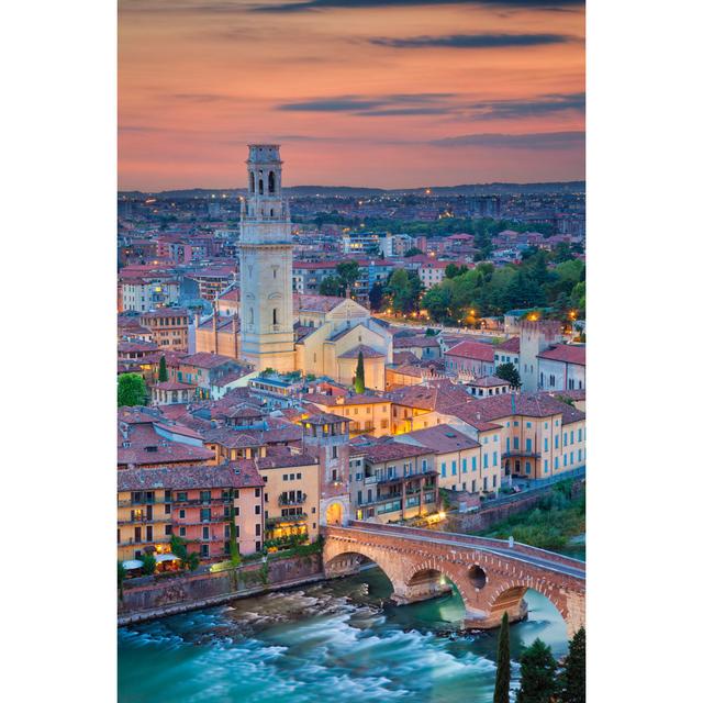 Verona by RudyBalasko - Wrapped Canvas Print 17 Stories Size: 30cm H x 20cm W on Productcaster.