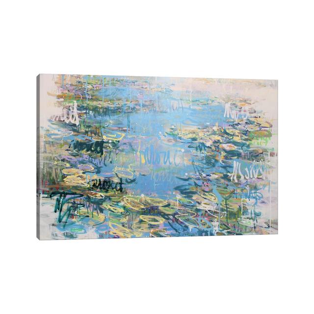 Giverny No.8 by Wayne Sleeth - Wrapped Canvas Painting ClassicLiving Size: 30.48cm H x 45.72cm W x 1.91cm D on Productcaster.