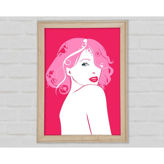 Shocking Pink Female - Single Picture Frame Art Prints Canora Grey Size: 118.9cm H x 84.1cm W x 1.5cm D on Productcaster.