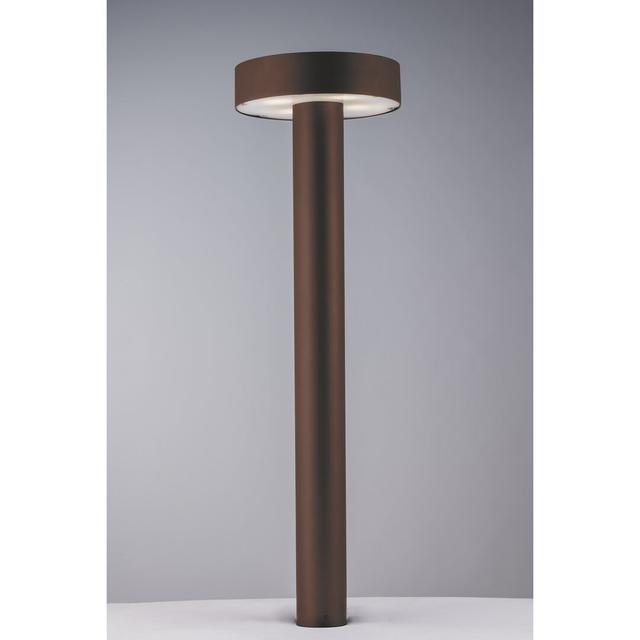 Aarvi Anthracite Metal Bollard Light Dakota Fields Fixture Finish: Bronze on Productcaster.